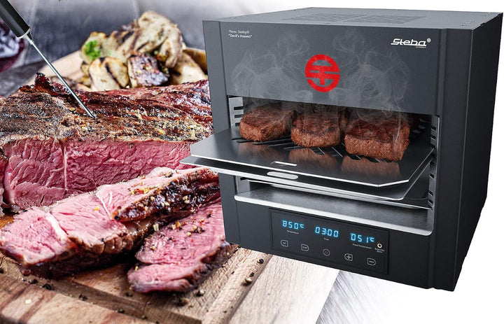 Steba Power ELEKTRO Steakgrill PS E 2600 XL Devil's Heaven | sehr grosser Garraum | stufenlose elekt