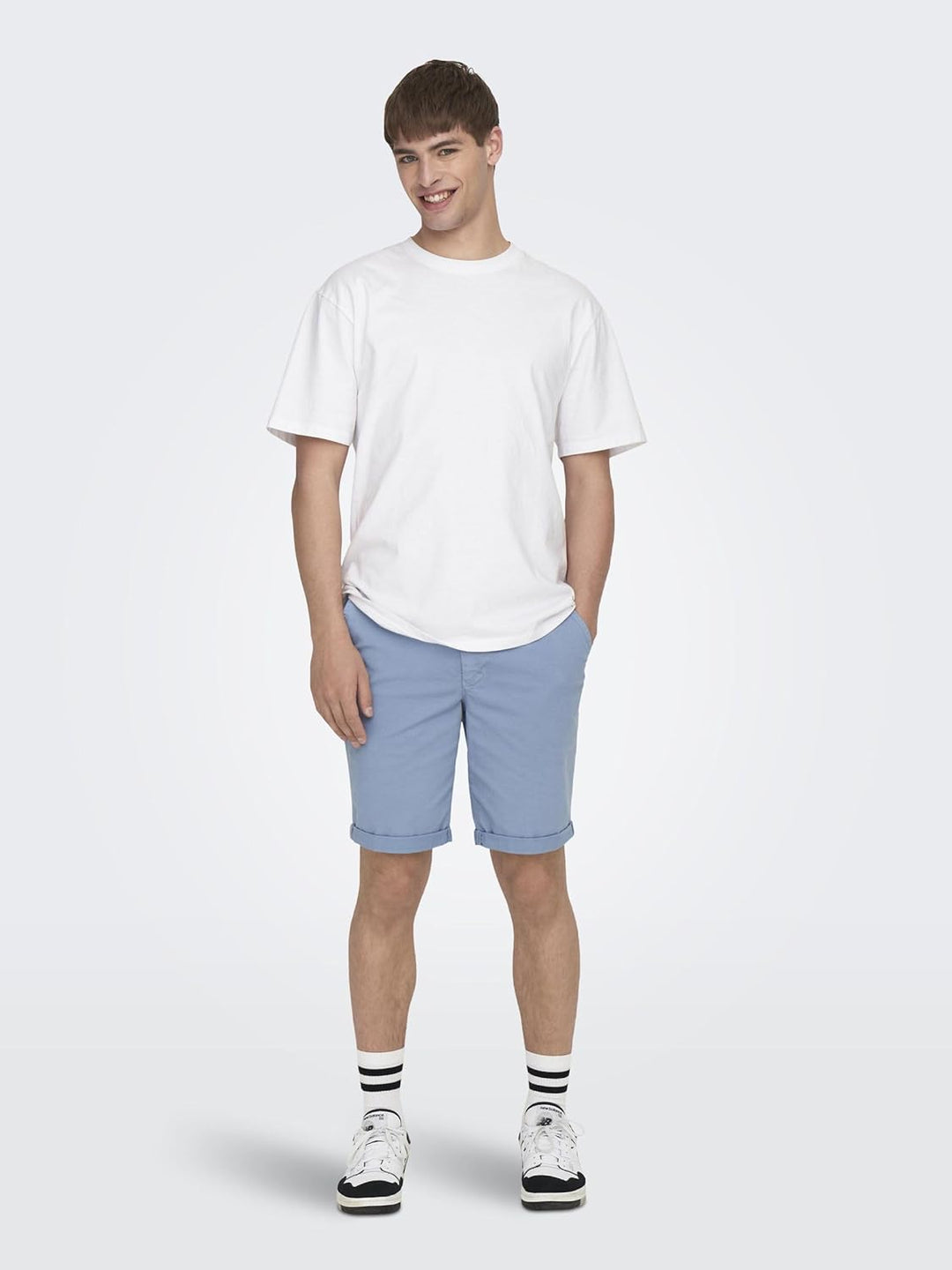 ONLY & SONS Male Chino Shorts ONSPETER Normal geschnitten Shorts S Mountain Spring, S Mountain Sprin