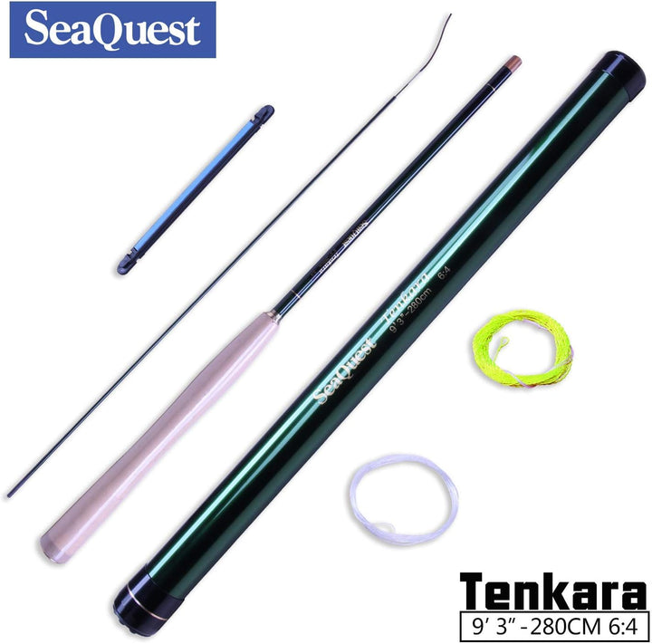 SeaQuest Tenkara Rod kit 6:4 7:3 9'5" 10'9" 12' 13'5" 6:4 9'3 TG kit 3, 6:4 9'3 TG kit 3