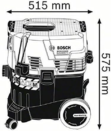 Bosch Professional Nass-/Trockensauger GAS 35 M AFC (inkl. Fugendüse, Entsorgungssack, Krümmer, Bode