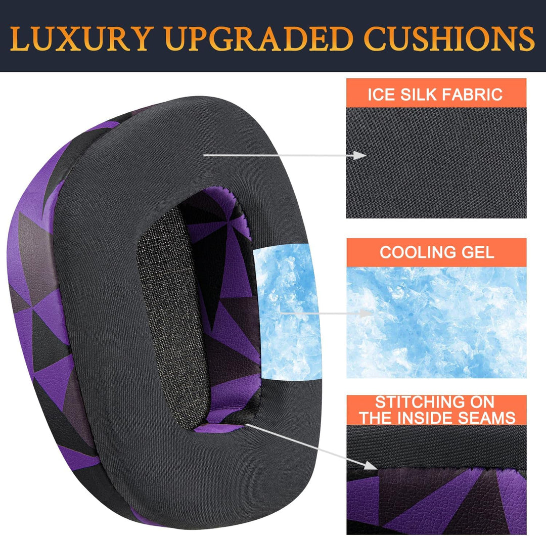 SOULWIT Kühlgel Ersatz Ohrpolster für Corsair Void/Void v2/Void Pro/Void Elite/Surround kabelgebunde
