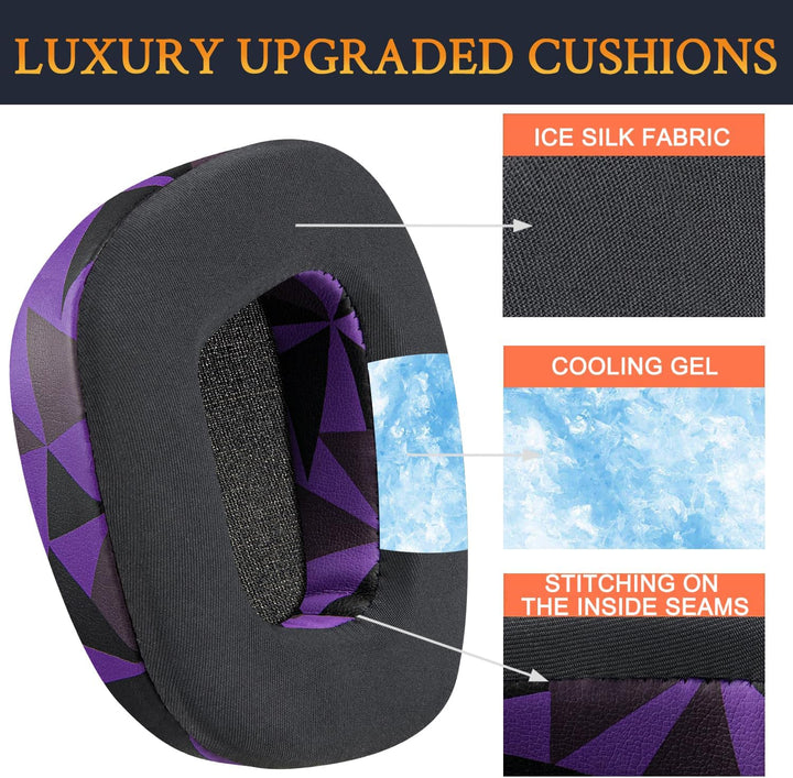 SOULWIT Kühlgel Ersatz Ohrpolster für Corsair Void/Void v2/Void Pro/Void Elite/Surround kabelgebunde