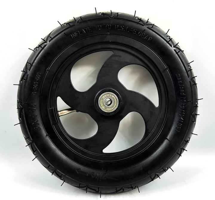 8 "Pneumatische Rad mit Schlauch für Kick Scooter Scooter Radgrösse 8x1 1/4 Aluminiumlegierung Hub 3
