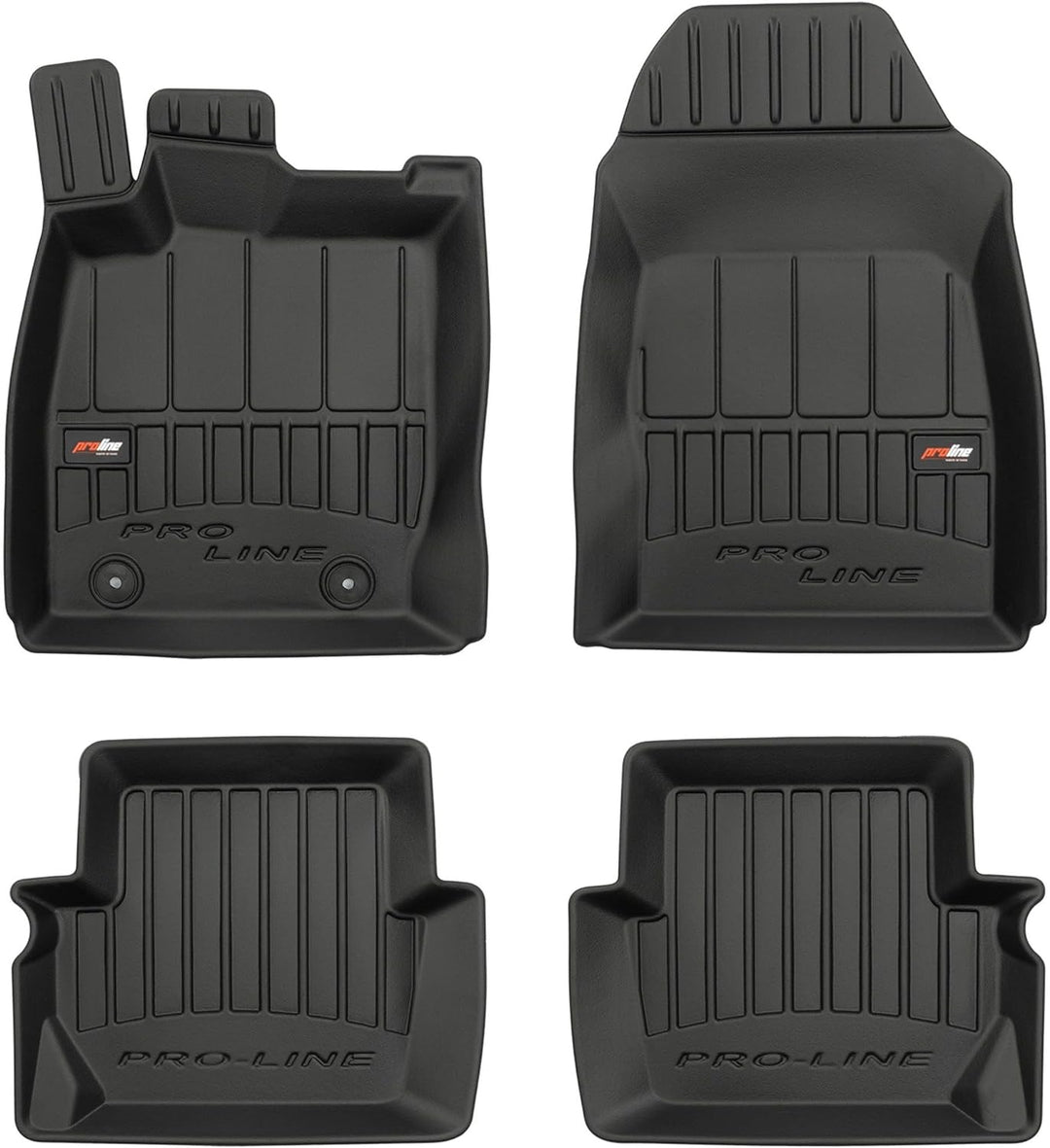 SMK Gummimatten auto fussmatten Satz für Ford Fiesta VII 2017-2023 Erleben Sie einen neuen Standard