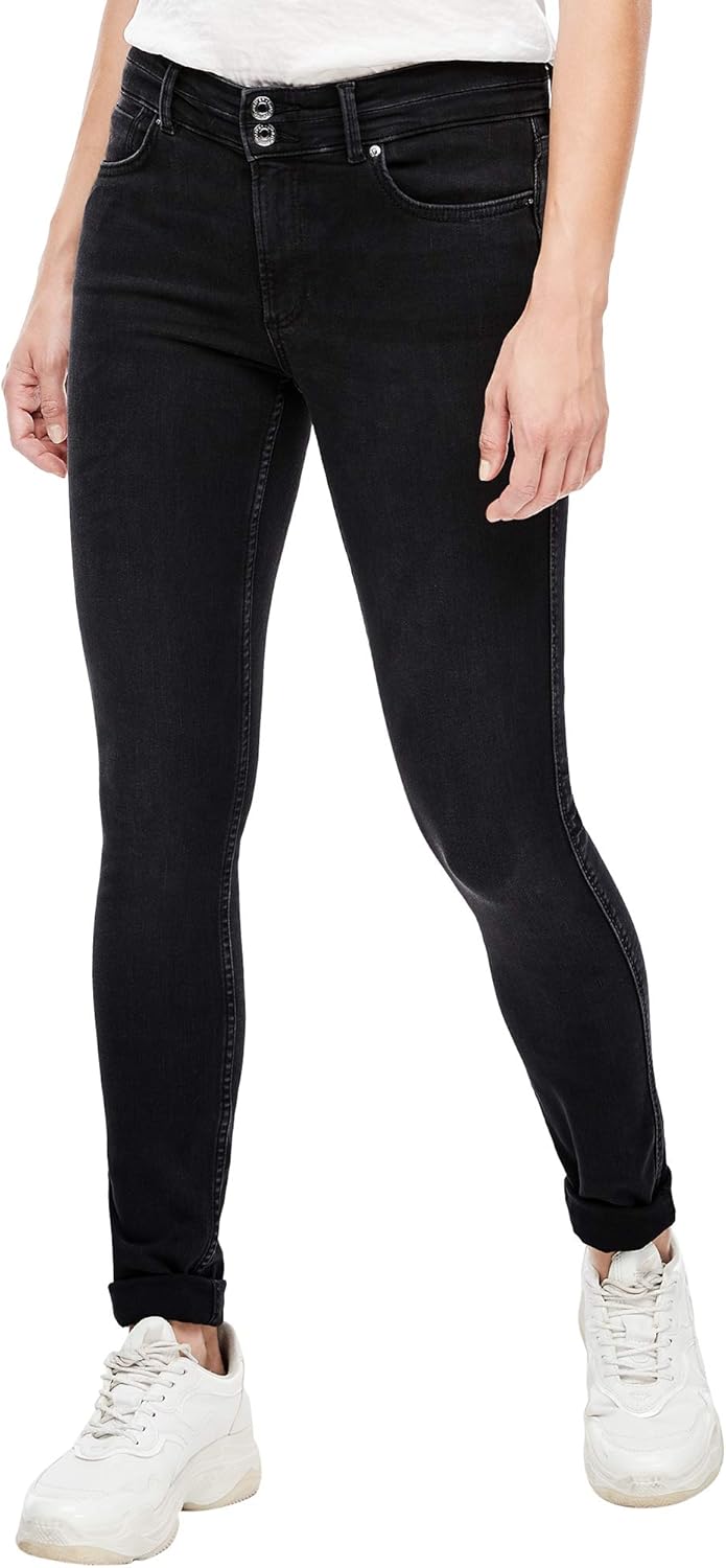 s.Oliver Damen Skinny Jeans 32W / 50L Schwarz (99z8), 32W / 50L Schwarz (99z8)