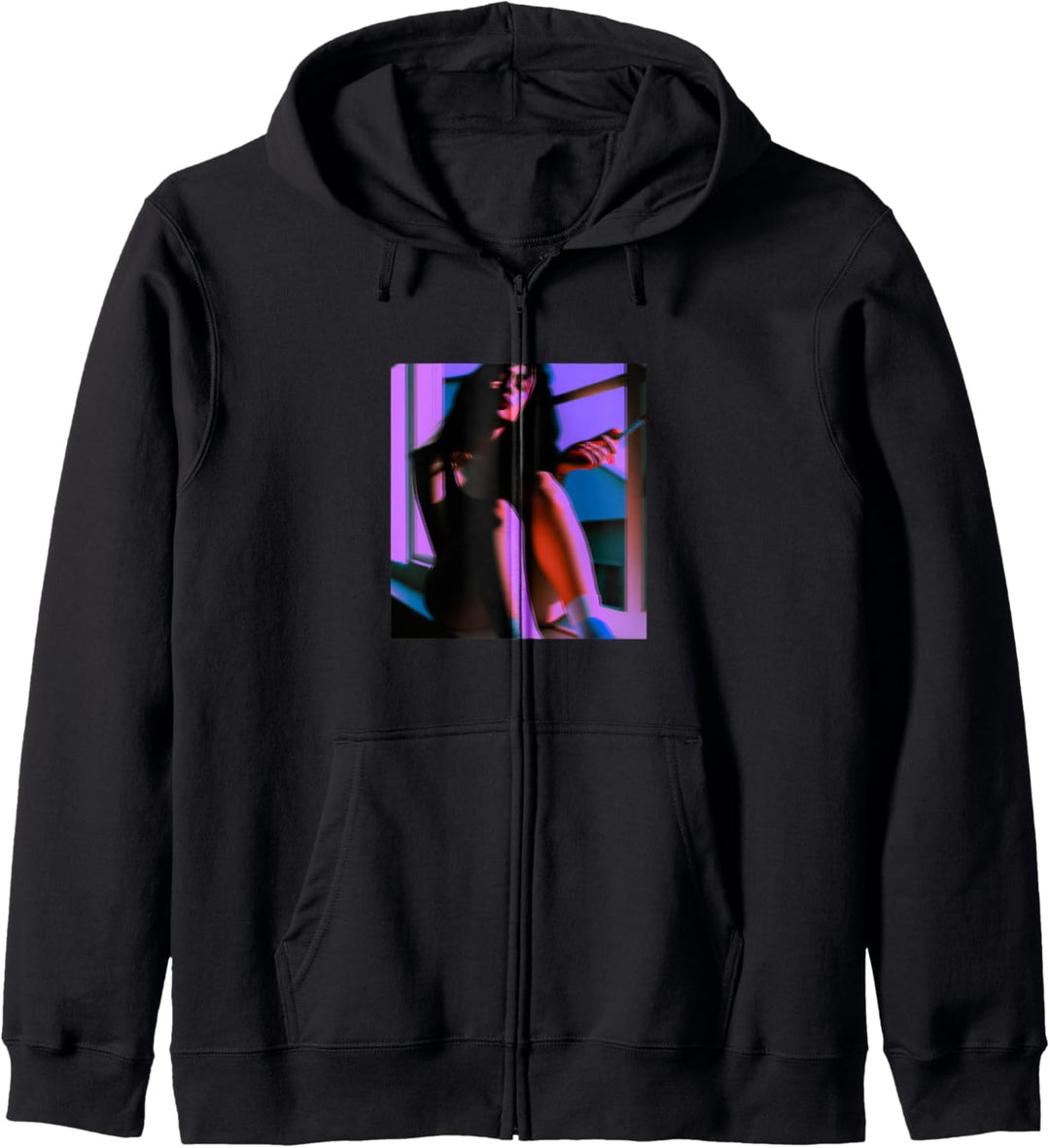 Vaporwave Aesthetic Girl Synthwave Dream anxiety Glitchcore Kapuzenjacke
