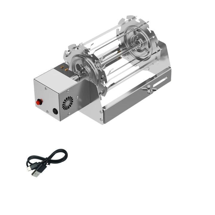 BBQ automatische rotierende Rollgrillspiesse (Plug-in-Version) mit Typ-C-Ladeanschluss