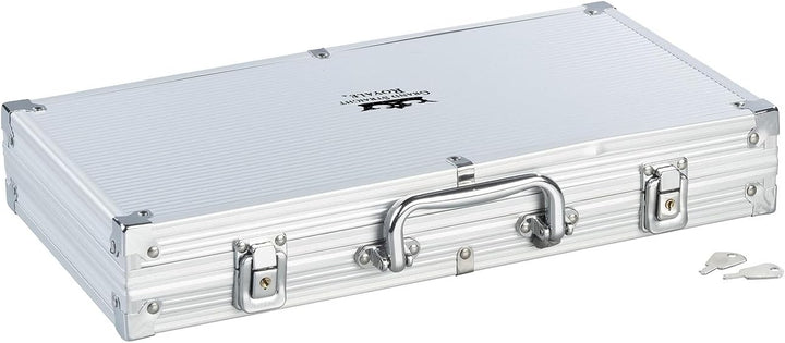 Pokerkoffer: Professionelles Poker-Set im abschliessbaren Aluminium-Koffer (Kartenspiele, Pokerspiel