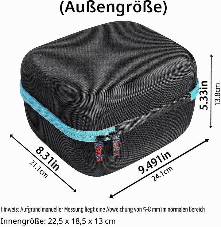 Khanka Hart Reise Tasche für Makita DBO180Z Akku-Exzenterschleifer 18V und Zubehör(Nur Tasche)