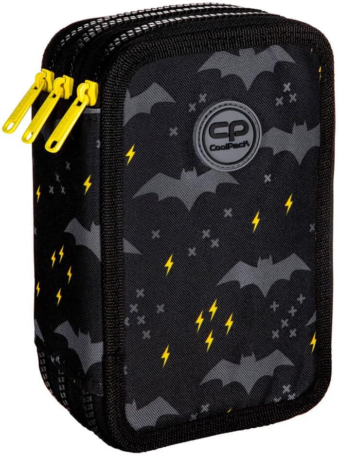 COOLPACK 3-FACH Mäppchen Federmappe Federtasche XXL Federtasche Federmappe Federmäppchen 44-teilig g