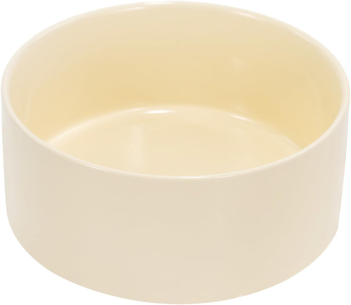 SPUNKYJUNKY Keramik Hundenapf Fressnapf Futternapf Katzennapf Napf für Katzen und Hunde (850ml, Beig