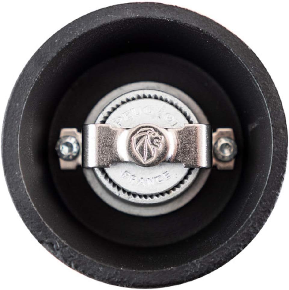 Peugeot Bali Fonte Manuelle Pfeffermühle, Klassische Mahlgradeinstellung, Höhe: 8 cm, Gusseisen, Sch