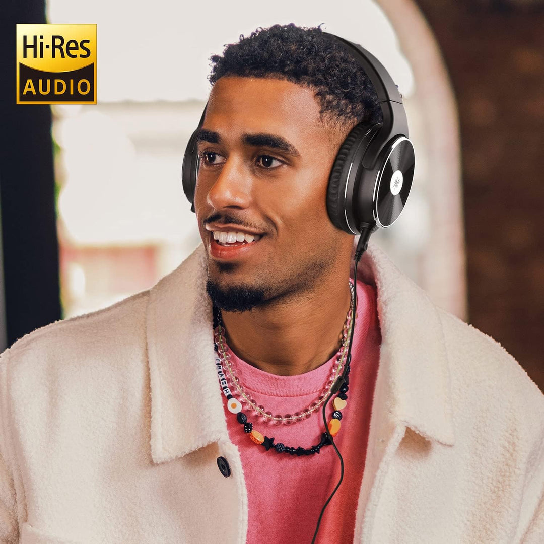OneOdio Kopfhörer Over Ear mit Kabel, Geschlossener Studio HiFi Kopfhörer mit Share Port für E-Drum