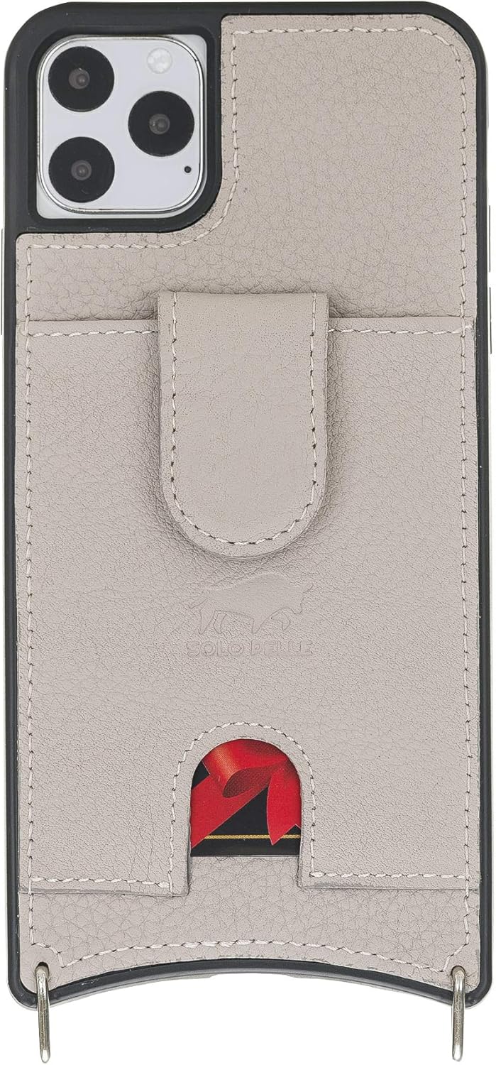 Solo Pelle Lederhülle für das iPhone 11 Pro (Max) 6.5 Zoll Stanford Case Leder Hülle Ledertasche Bac