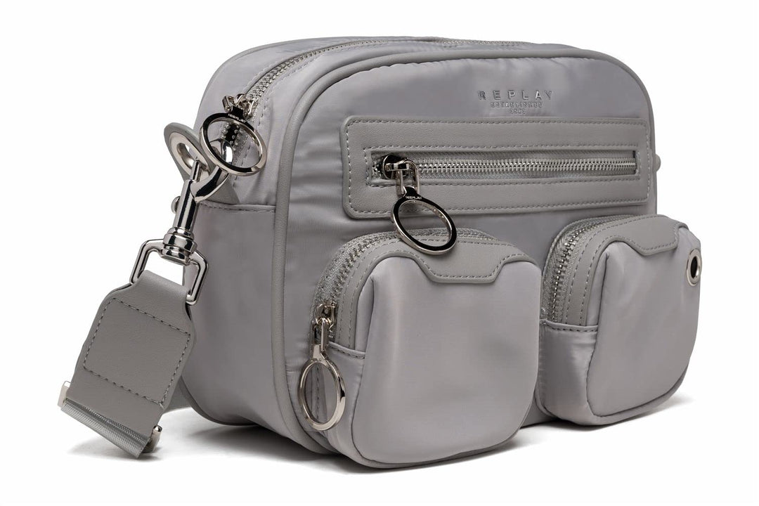 Replay Damen Fw3288.000.a0441a Schultertasche 015 Ash Grey, 015 Ash Grey