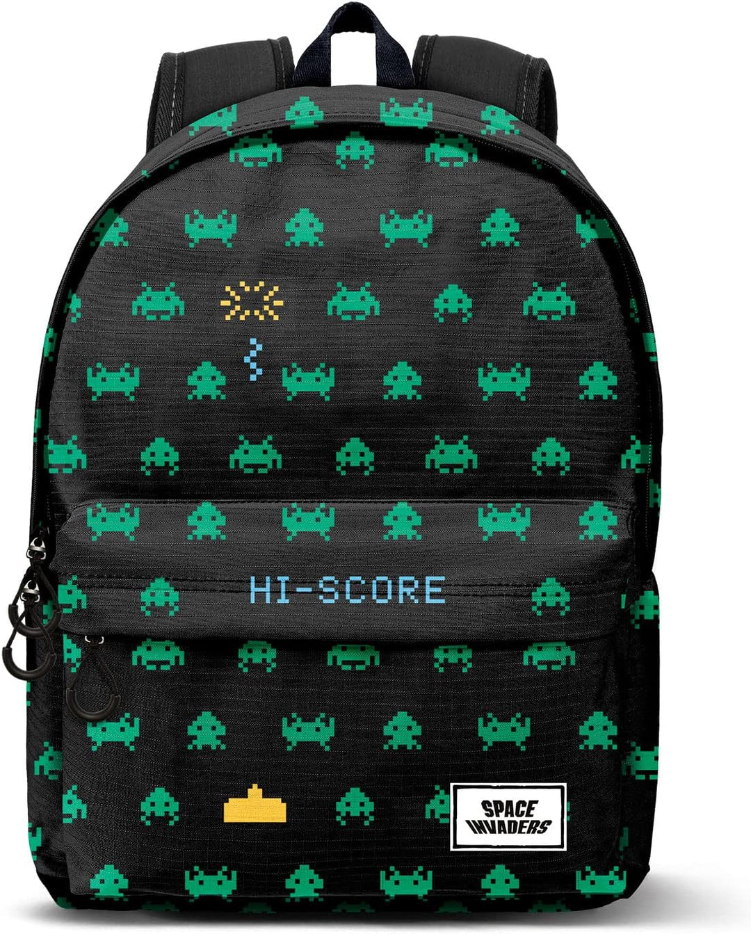Space Invaders Army-ECO Rucksack 2.0, Schwarz