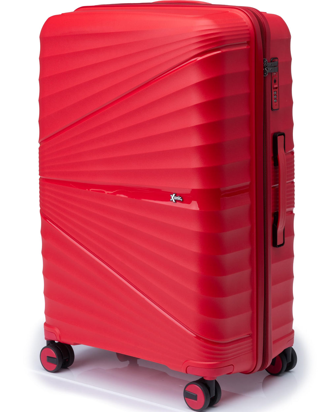 Xonic® Hartschalenkoffer XL für 100L - Bruchsicherer Rollkoffer Polypropylen mit 360° Doppelrollen &
