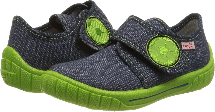 Superfit Jungen Bill Hausschuhe 23 EU Blau Grün 8030, 23 EU Blau Gr&#xFC;n 8030