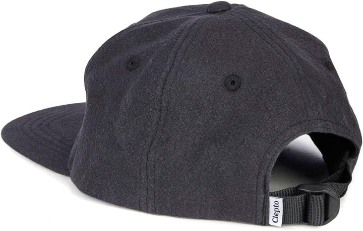 Cleptomanicx 6-Panel Cap Steezy Linen (Blue Graphite)