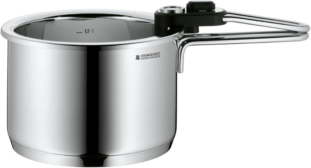 WMF Simmertopf mit Temperaturanzeige 1,5l, Milchtopf Induktion, Wasserbadkocher herausnehmbaren Eins