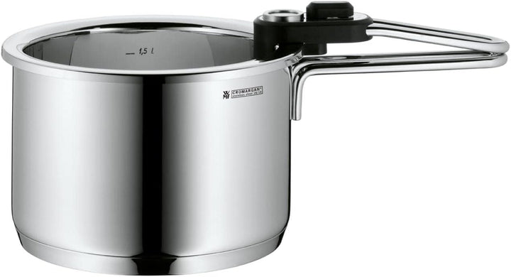 WMF Simmertopf mit Temperaturanzeige 1,5l, Milchtopf Induktion, Wasserbadkocher herausnehmbaren Eins