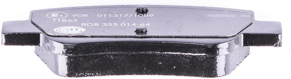 HELLA PAGID 8DB 355 014-641 Bremsbelagsatz - T1865 - Dicke/Stärke: 16.5mm - Bremssystem: Bosch - mit