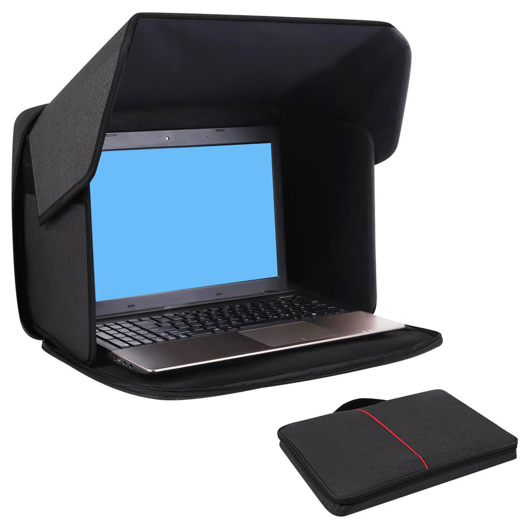 XUMIUZIY Laptop Sonnenschutz, Laptop Sonnenschutz Schild Private Abdeckung für Arbeiten Ausserhalb u