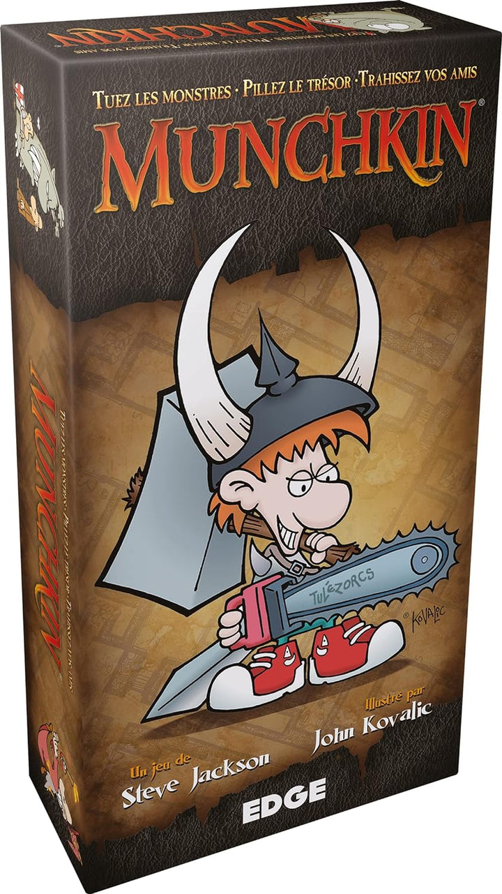Edge Entertainment | Munchkin | Gesellschaftsspiel | Kartenspiel | ab 10 Jahren | 3 bis 6 Spieler |