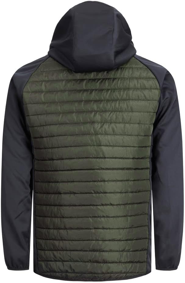JACK & JONES Male Hybridjacke Hybridjacke S Forest Night/w. Black, S Forest Night/w. Black