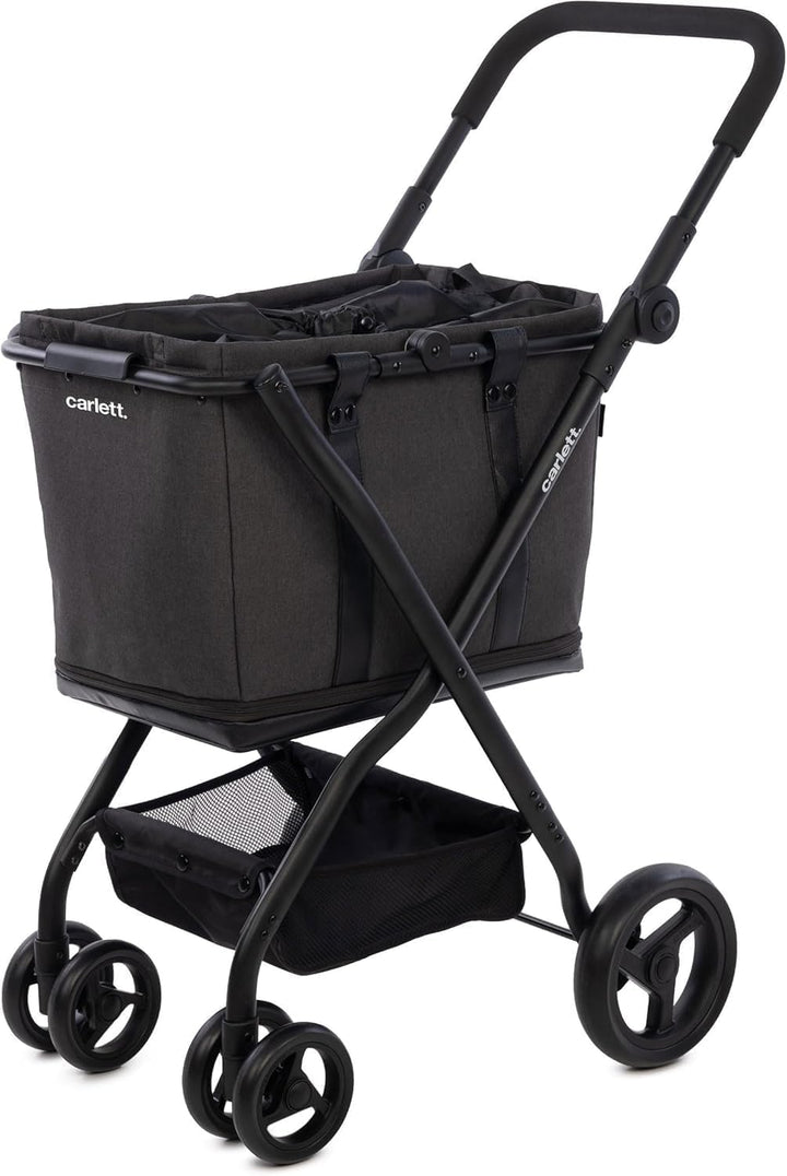 Carlett - Cube S Volcano Noir | Kompakter und robuster Rennwagen | Abnehmbare Aufbewahrungstasche |