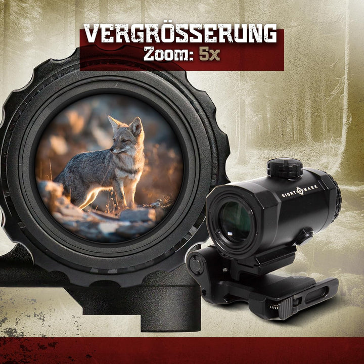 SIGHTMARK® XTM-3 Magnifier mit LQD Flip to Side Montage
