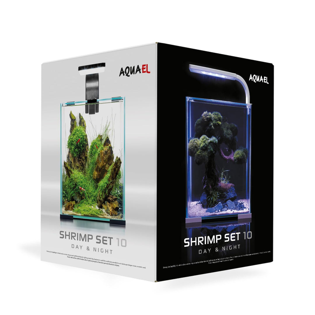 Aquael 122977 Shrimp Set Day&amp;Night 10, weiss, 3.26 kg, 10 Liter