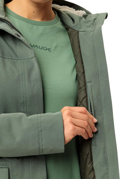 VAUDE Women's Manukau Parka II - Winterparka Damen 36 agave, 36 agave