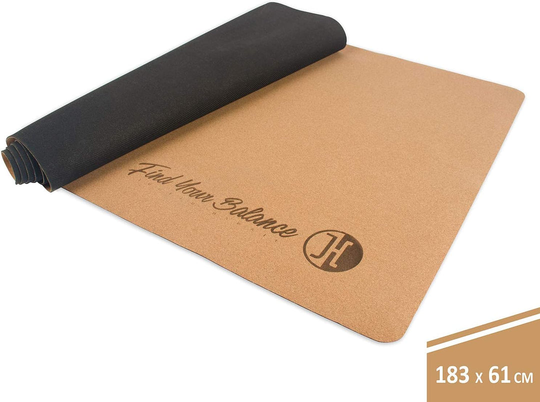 JUCKER HAWAII Balance Board Matte Kork & Kautschuk 183 x 61 cm x 0,2 cm Anti-Slip (rutschfest) Trick