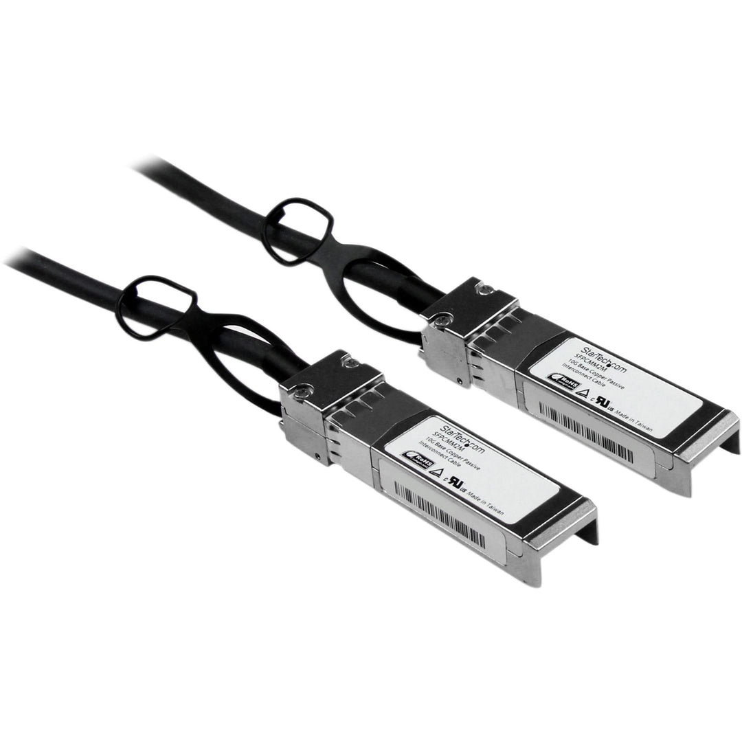 StarTech.com Cisco kompatibles SFP+ Twinax Kabel (2m, 10GBASE-CU SFP+ Direct Attach, passiv, 10Gigab