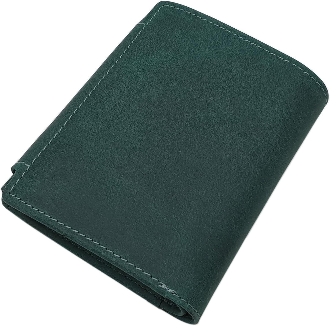 myledershop Vollrindleder Damen Hochformat Geldbörse/Geldbeutel/Portemonnaie mit Aussenriegel und RF