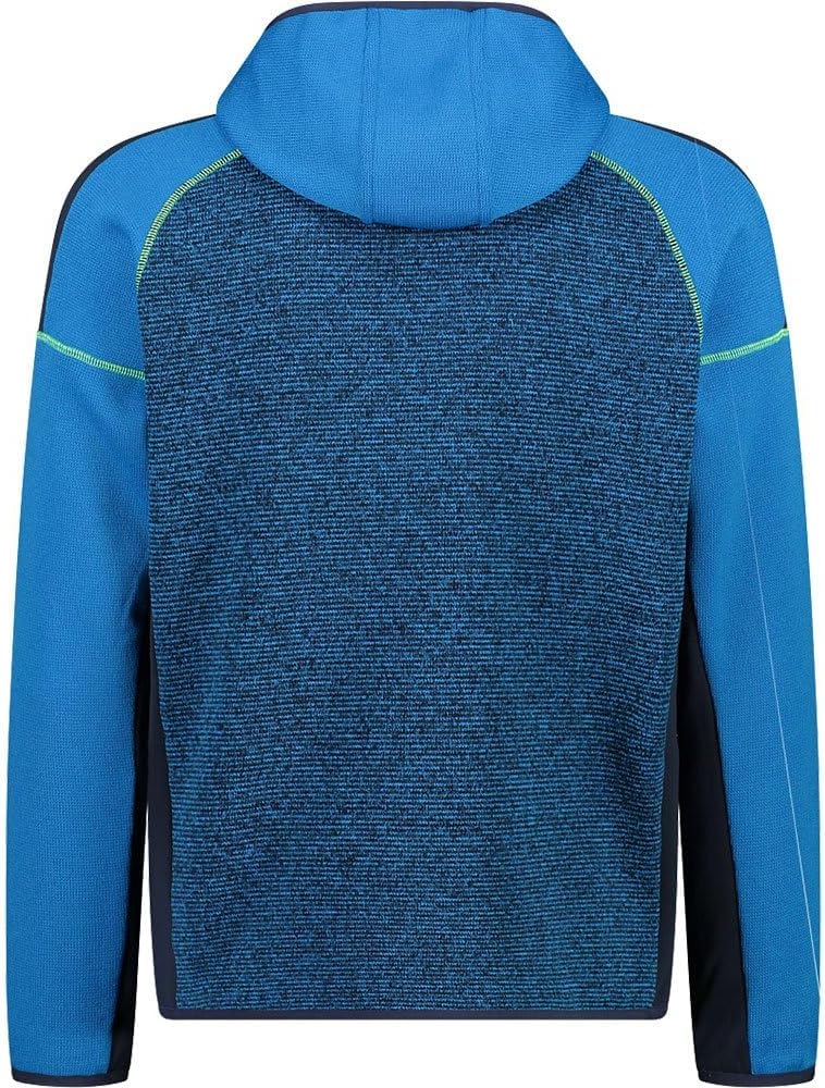 CMP Herren Hoodie Jacke Fleecejacke Fleecepullover 4XL Fluss-B. Blau, 4XL Fluss-B. Blau