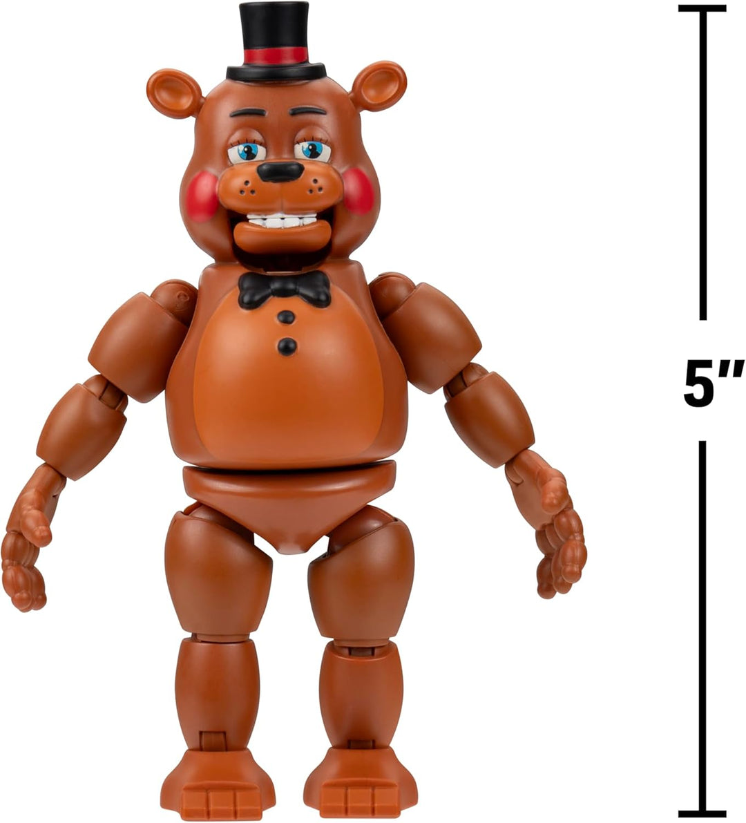 Five Nights at Freddy’s FNF0002 - Toy Freddy - 12,5 cm - bewegliche Figur mit Schreckfunktion und Au