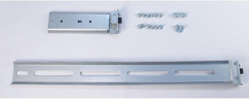Inter Tech 88887220 Teleskopschienensatz mit Variabler Einbautiefe von 500-800 mm Silber