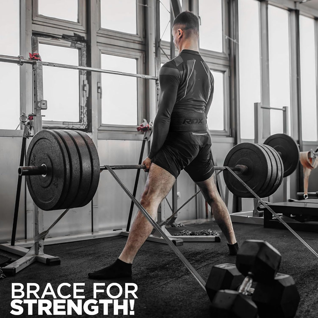 RDX Gewichthebergürtel Leder IPF Konform 13mm &amp; 10mm – USAPL, USPA &amp; IPL Wettbewerb Powerlifting Gür