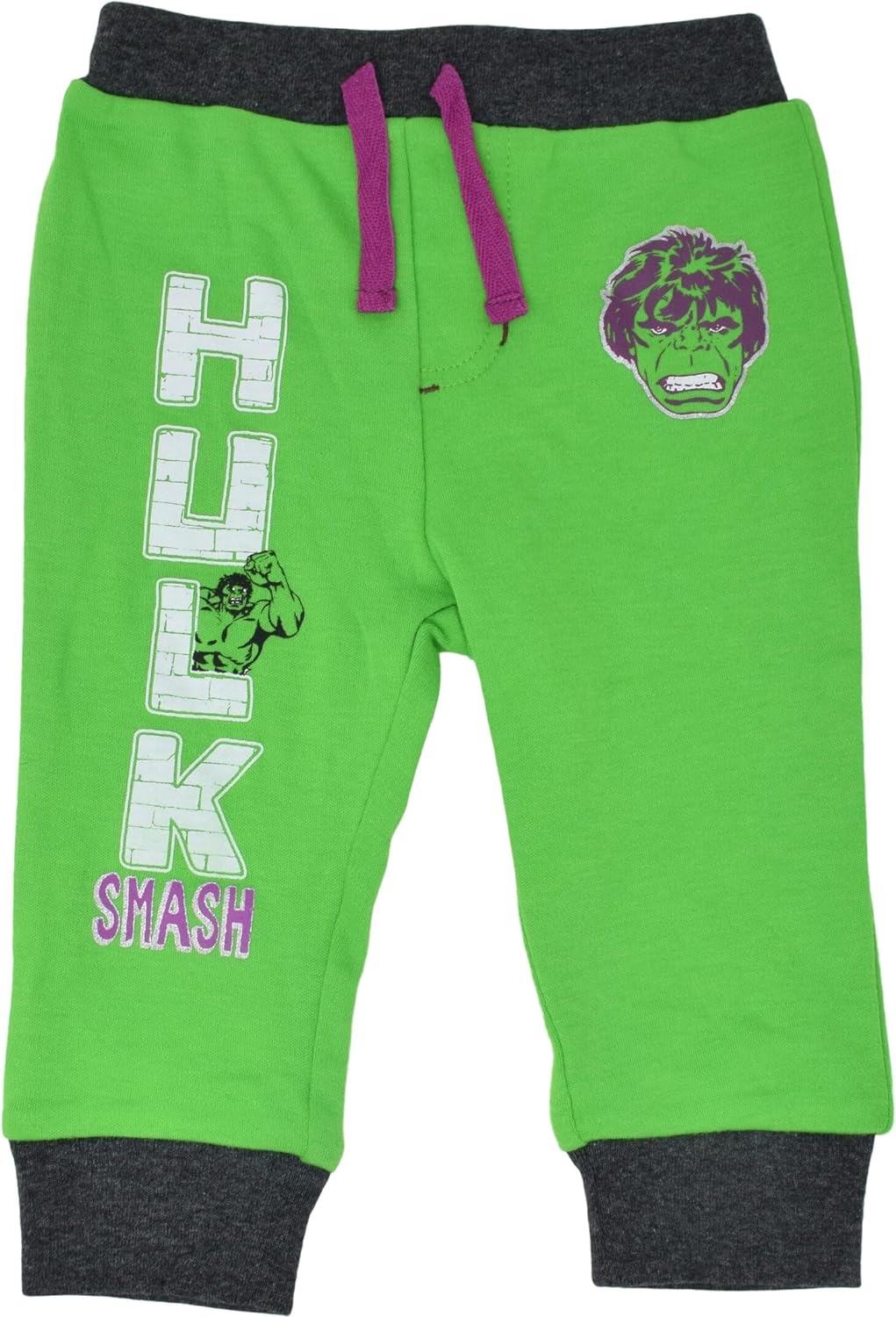 Marvel Avengers Black Panther Incredible Hulk Spiderman Baby Boys 4 Pack Pants Newborn