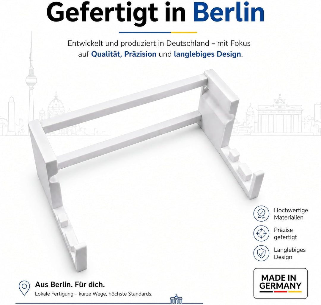 OSAZEE Wandhalterung für AVM FritzBox 5690 Pro – 9 cm Wandabstand für optimale Kabelführung – Überko