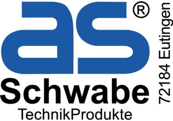 as - Schwabe Anschlussleitung 10 m H05VV-F 3G1,0 Verbindungskabel, Schutzkontaktwinkelstecker mit Le