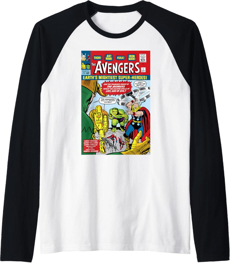 Marvel Avengers First Issue Comic Cover Raglan