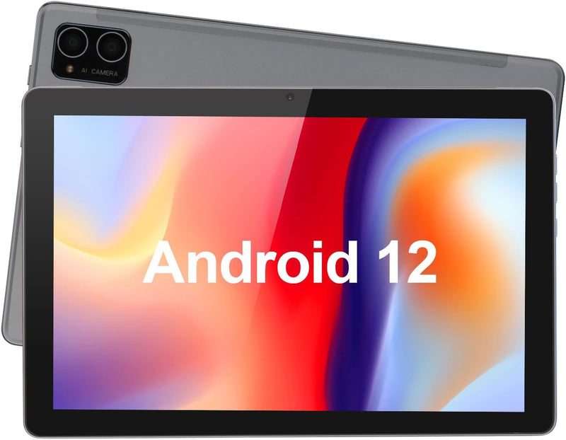 C idea 10-Zoll-Tablet, Android 12-Tablet-PC mit 64 GB ROM, 3 GB RAM und 128 GB erweiterbar, kratzfes