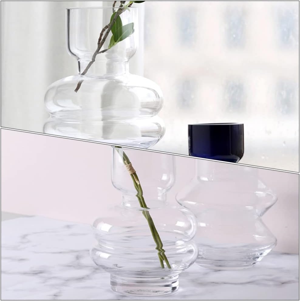 Glasvase Trockenblumenvase Hydrokulturvase Aus Glas Hahnenfussschlüssel Pflanzgefäss Aus Glas Einfac