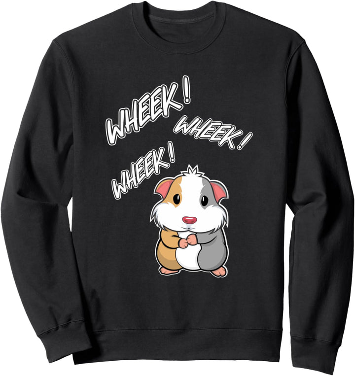 Meerschweinchen Niedlich Ironisch Nagetier Haustier Sweatshirt