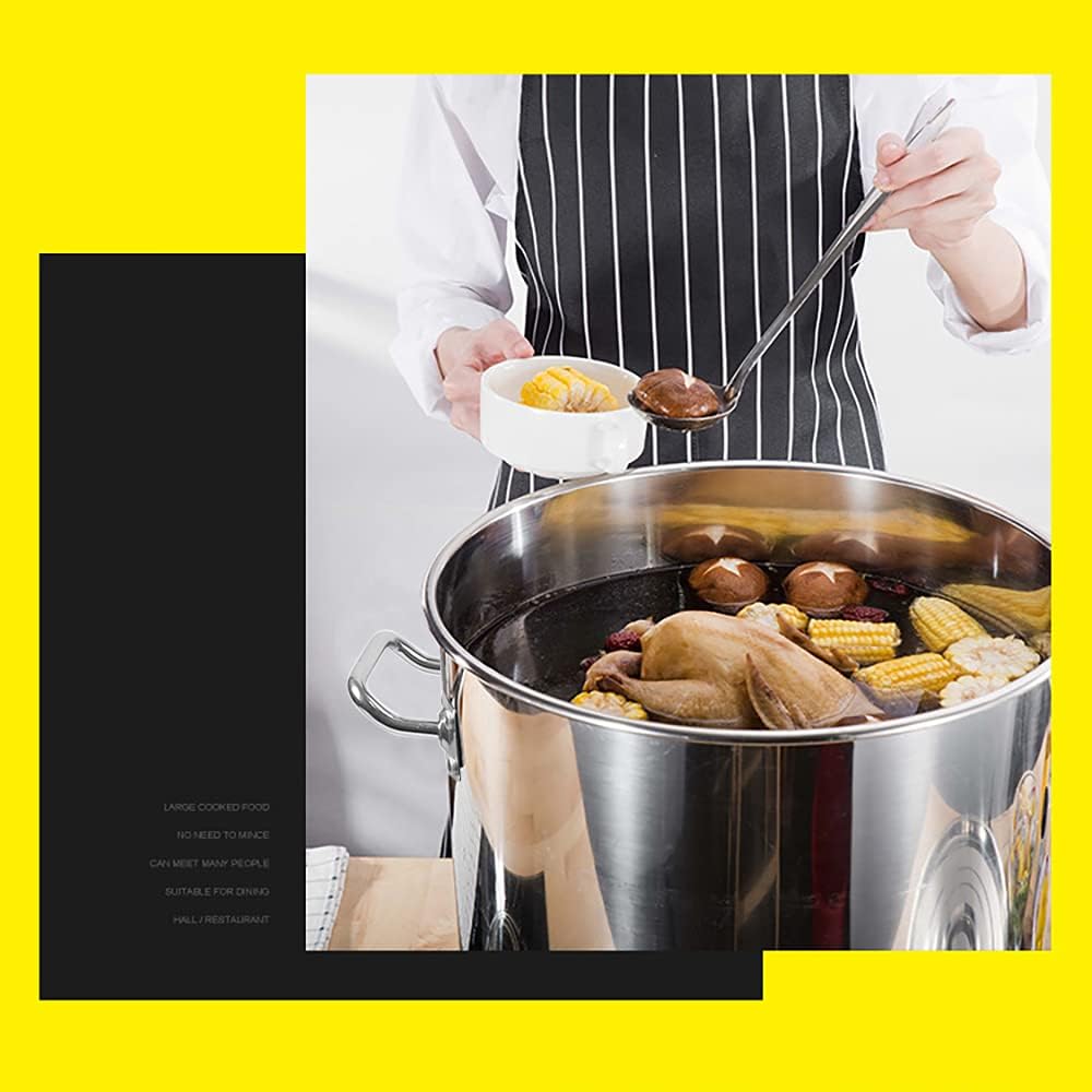 Gastronomie Kochtopf Suppentopf,35L/50L/70L/100L Edelstahl Kochtöpfe,Suppentopf mit Deckel,Grosser T