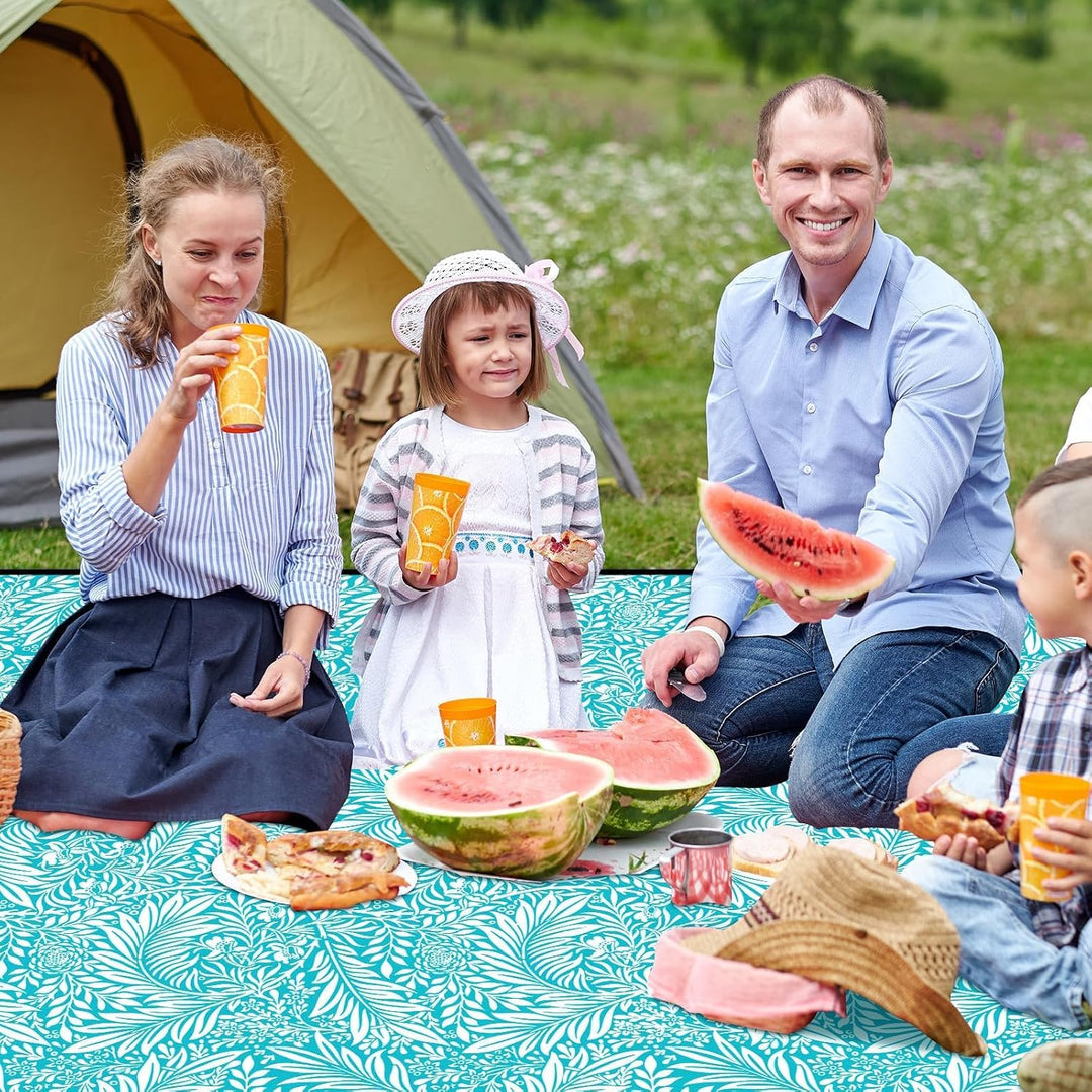 MAILLARD Picknickdecke, Campingdecke 200x200cm,Tragbare Faltbar Stranddecke mit wasserdichter wärmei