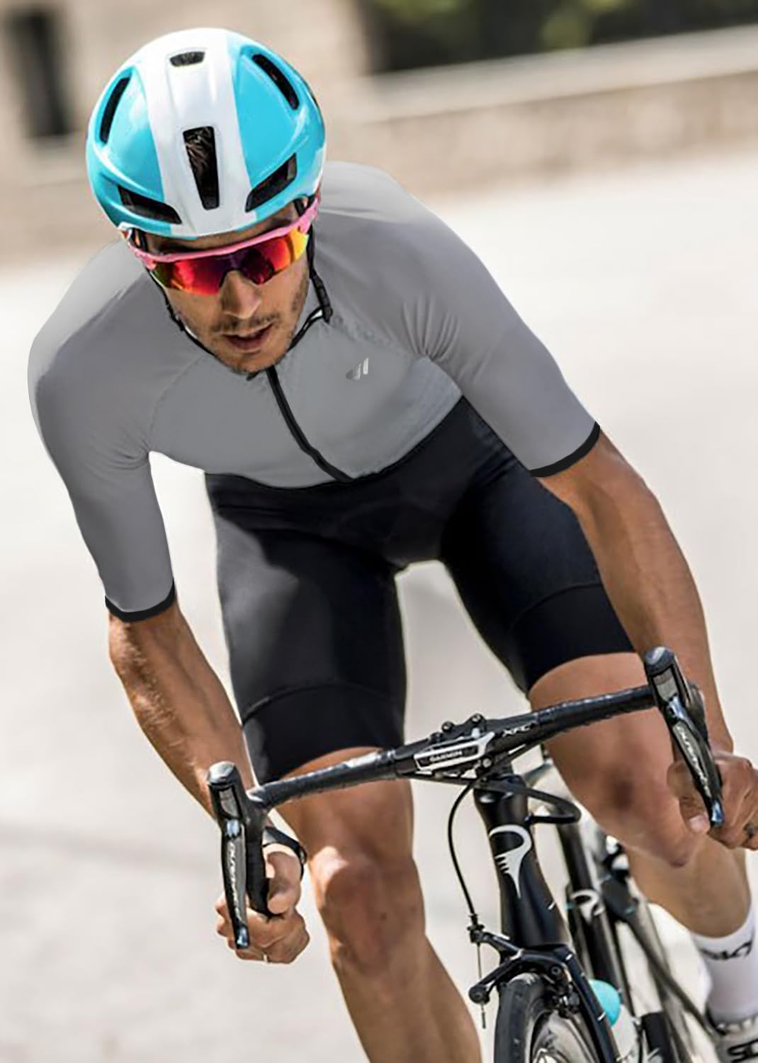 Lo.gas Herren Pro Trisuit Kurzarm Triathlonanzug für Rennen und Triathlon-Wettkämpfe -Triathlon-Anzu